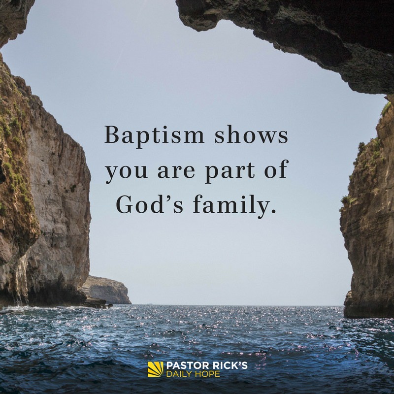 Devotional image from Rick Warren