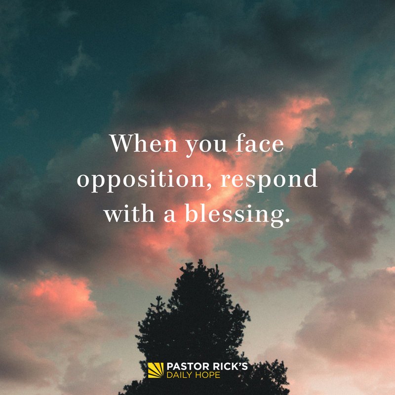 Devotional image from Rick Warren