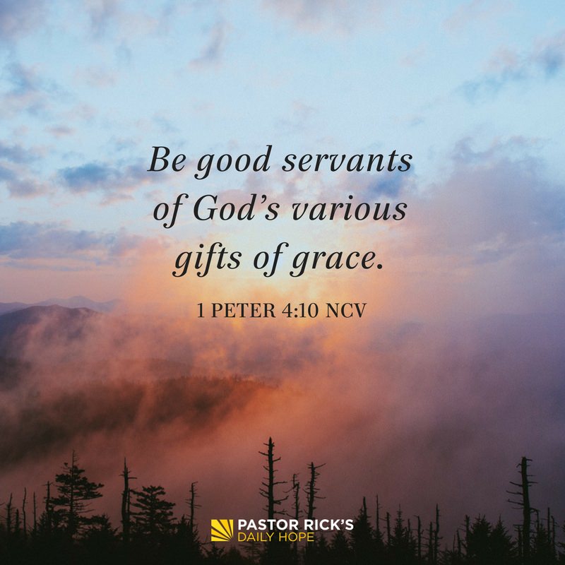 Devotional image from Rick Warren