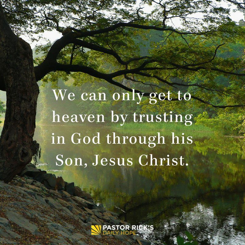 Devotional image from Rick Warren