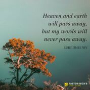 Devotional image from Rick Warren