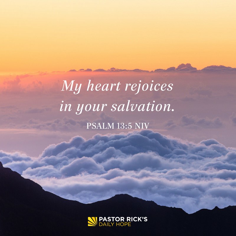 Devotional image from Rick Warren