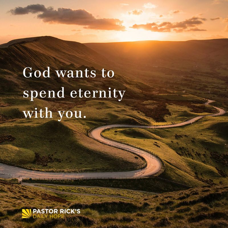 Devotional image from Rick Warren