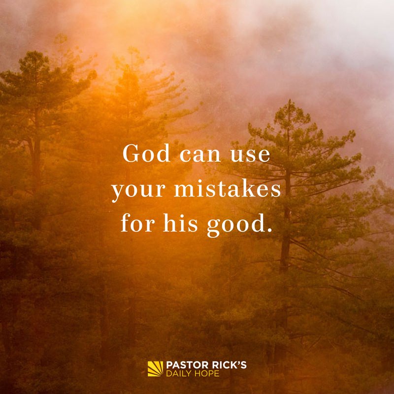 Devotional image from Rick Warren