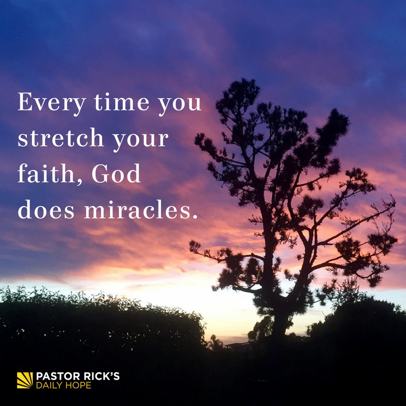 Devotional image from Rick Warren