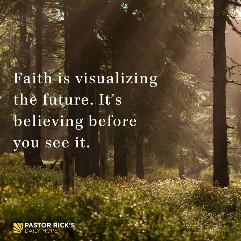 Devotional image from Rick Warren