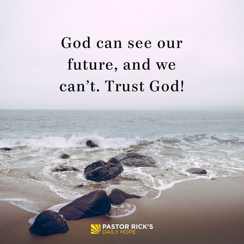 Devotional image from Rick Warren