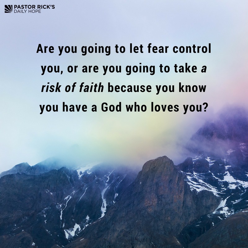 Obeying God Requires You Take a Risk