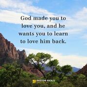 Devotional image from Rick Warren